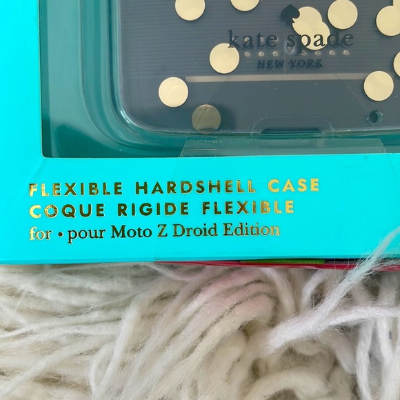 Kate Spade Flexible Hard shell Case For Moto Z Droid Edition Phone - Picture 4 of 5